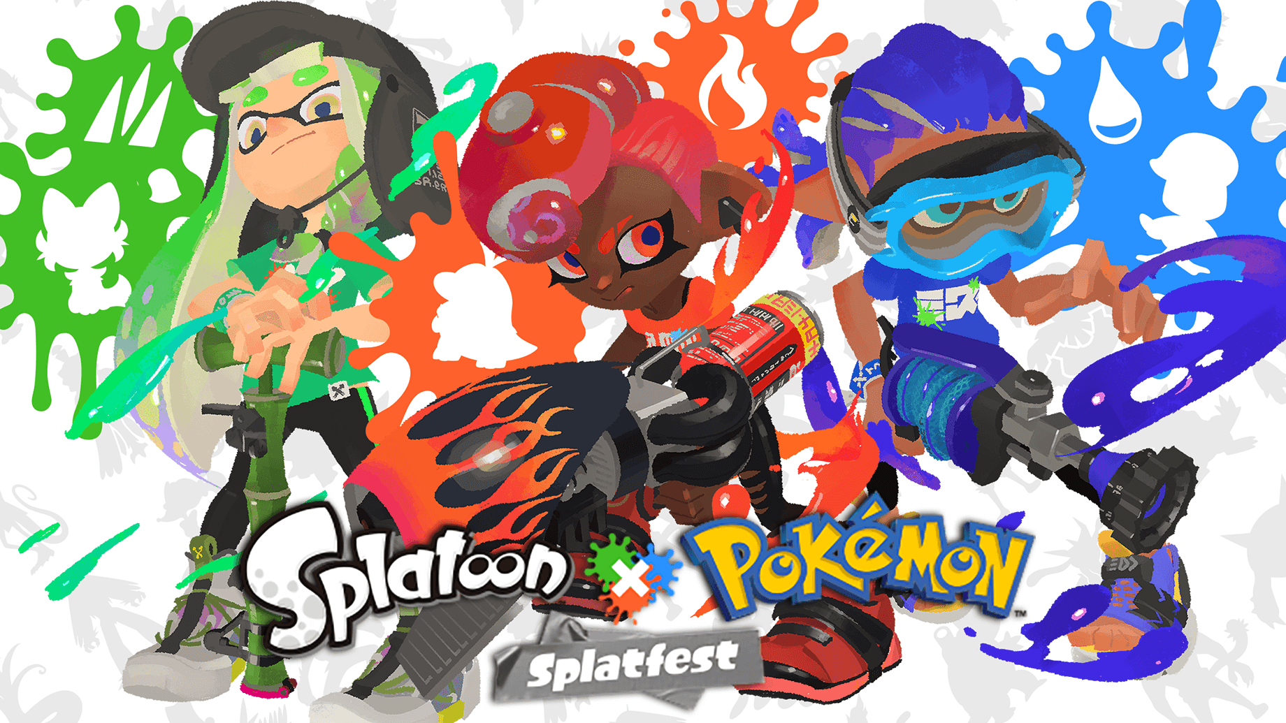 Splatoon x Pokémon! Get ready for a special Splatfest collaboration in November